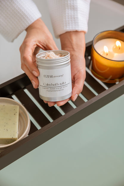 Calm bath salts